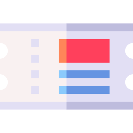 fahrkarte Basic Straight Flat icon