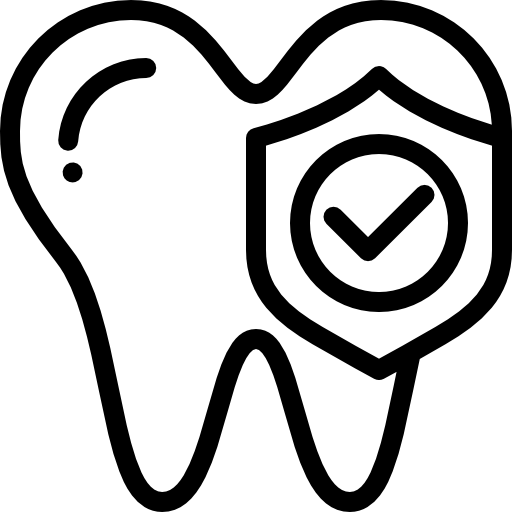 Tooth Detailed Rounded Lineal icon