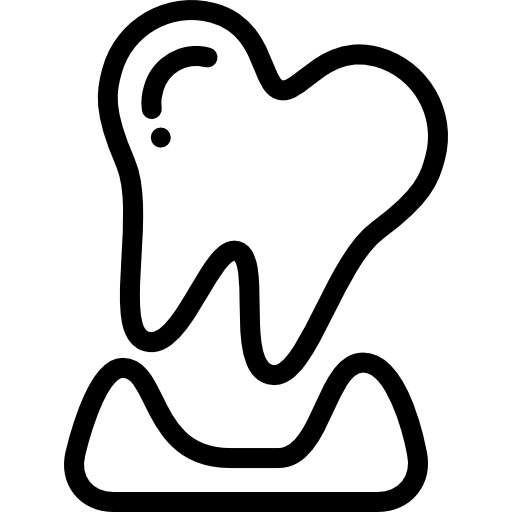 Tooth Detailed Rounded Lineal icon