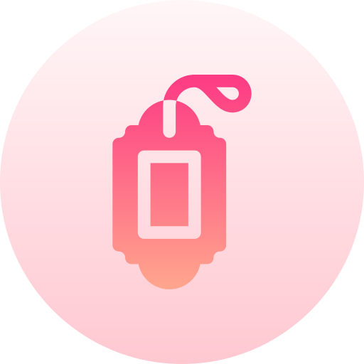 꼬리표 Basic Gradient Circular icon