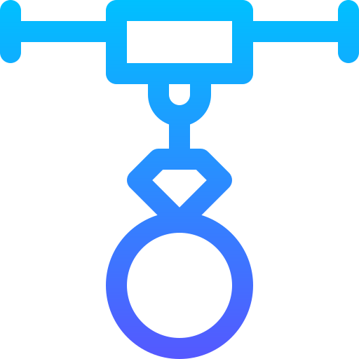 3d drucker Basic Gradient Lineal color icon