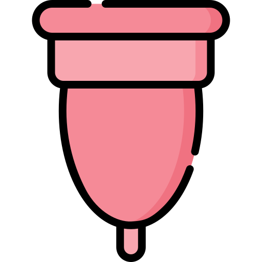 menstruationstasse Special Lineal color icon