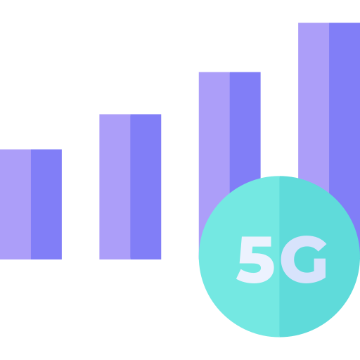 5g Basic Straight Flat Icône