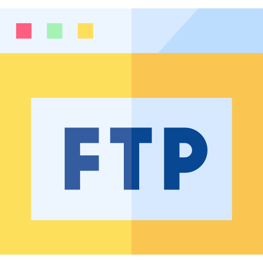 Ftp Basic Straight Flat icon