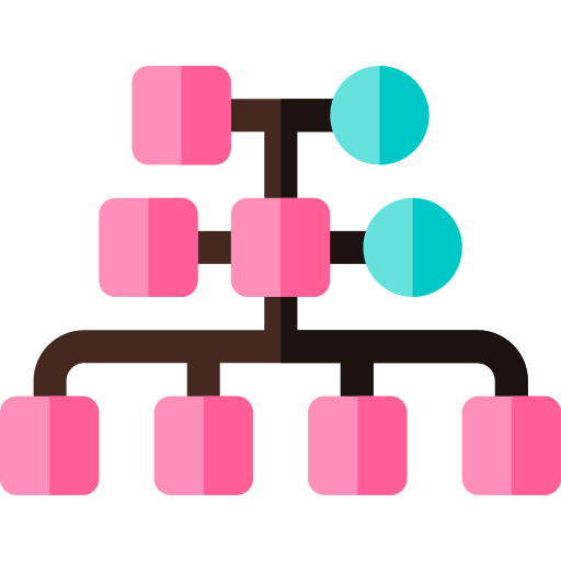 genética Basic Rounded Flat Ícone