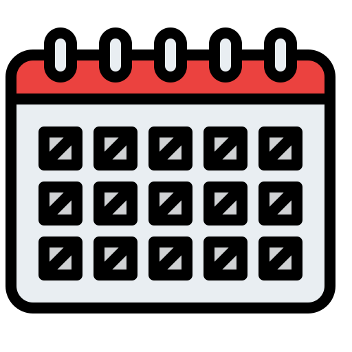 Calendar Iconixar Lineal Color icon