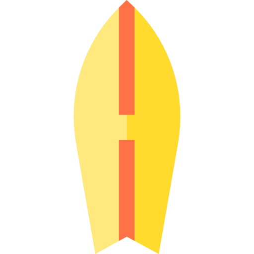 surfbrett Basic Straight Flat icon