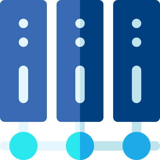 hosting Basic Rounded Flat ikona