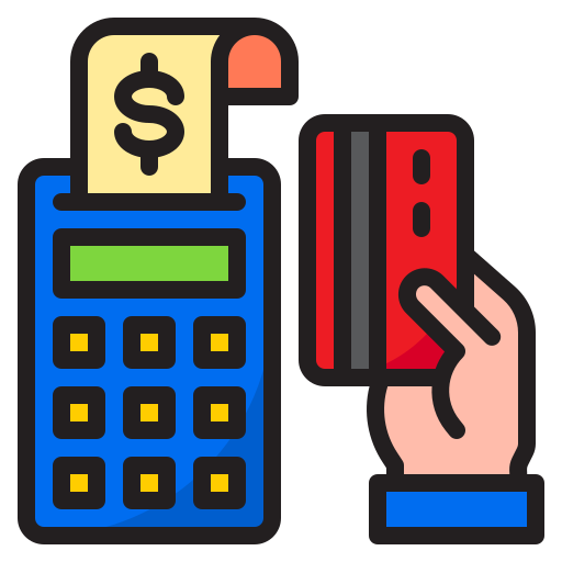 Payment method srip Lineal Color icon