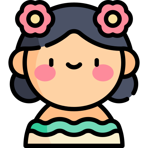 mexikaner Kawaii Lineal color icon