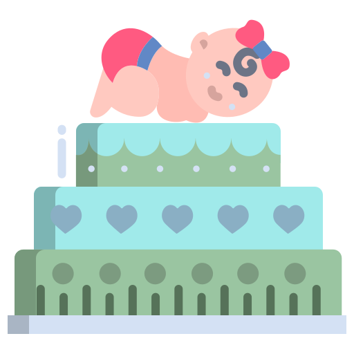 Cake Icongeek26 Flat icon