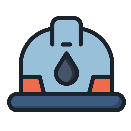 Helmet Generic Outline Color icon