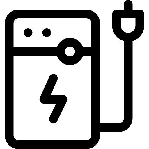 accumulatore di energia Basic Rounded Lineal icona