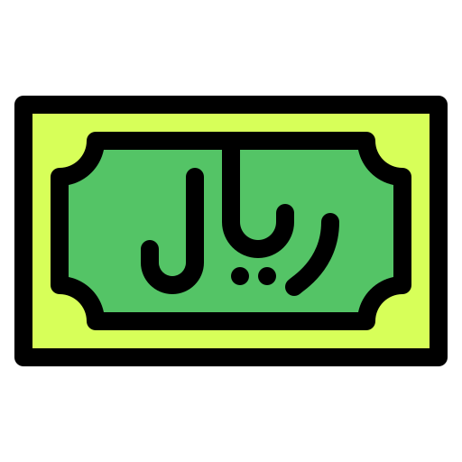 riyal Generic Outline Color icon