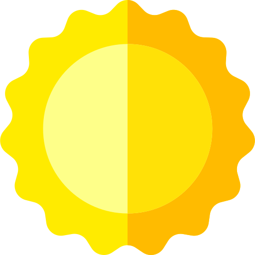 soleil Basic Rounded Flat Icône