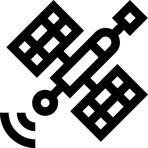 satélite Basic Straight Lineal Ícone