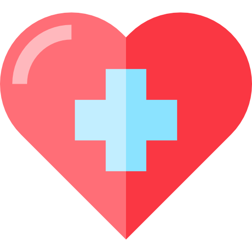 Heart Basic Straight Flat icon