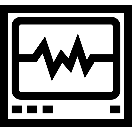 cardiogramme Basic Straight Lineal Icône