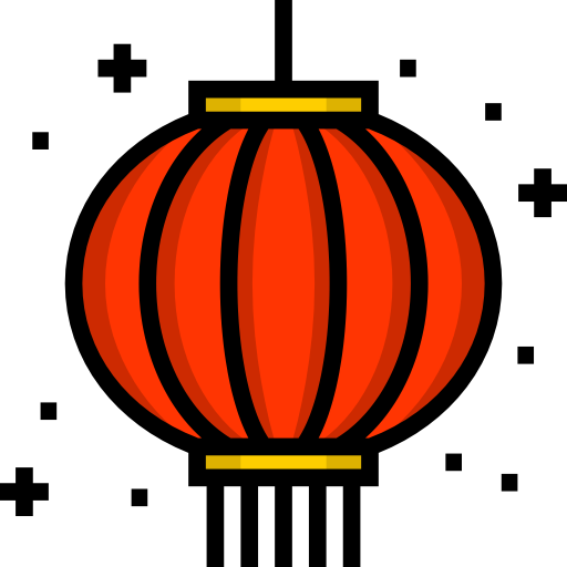 Lantern Detailed Straight Lineal color icon