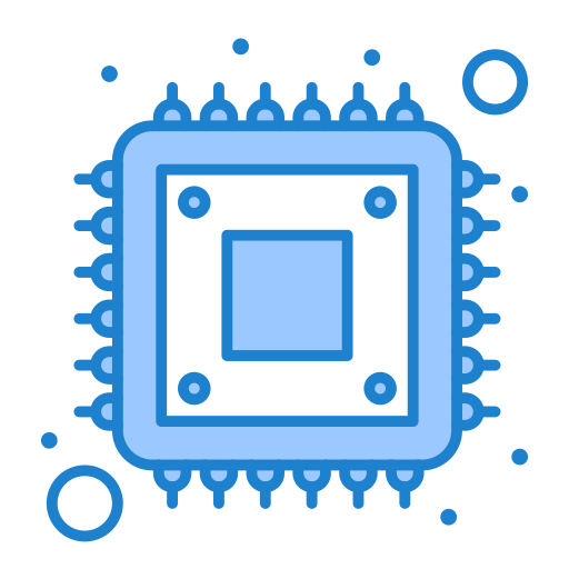 Cpu Generic Blue icon