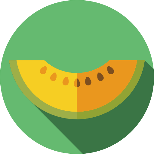 melone Flat Circular Flat icon