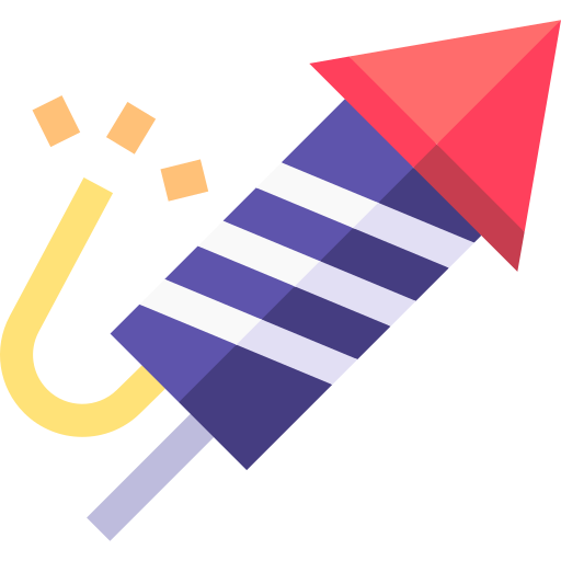 feuerwerk Basic Straight Flat icon