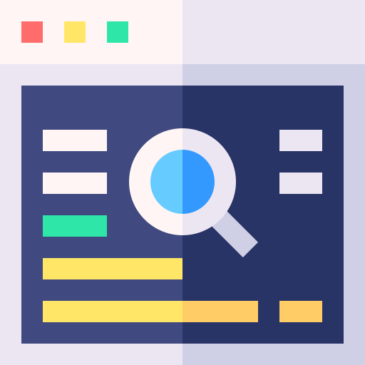 Search Basic Straight Flat icon