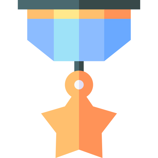 Medal Basic Straight Flat icon