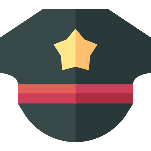 Captain Basic Straight Flat icon