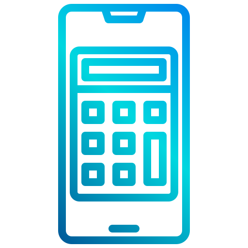 rekenmachine xnimrodx Lineal Gradient icoon