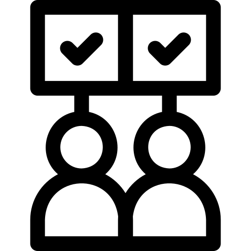 les électeurs Basic Rounded Lineal Icône