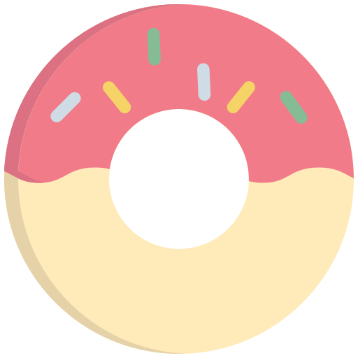 donut Generic Flat Icône