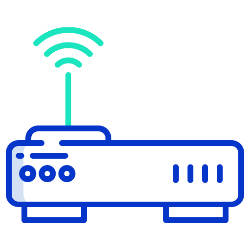 router Icongeek26 Outline Colour icon