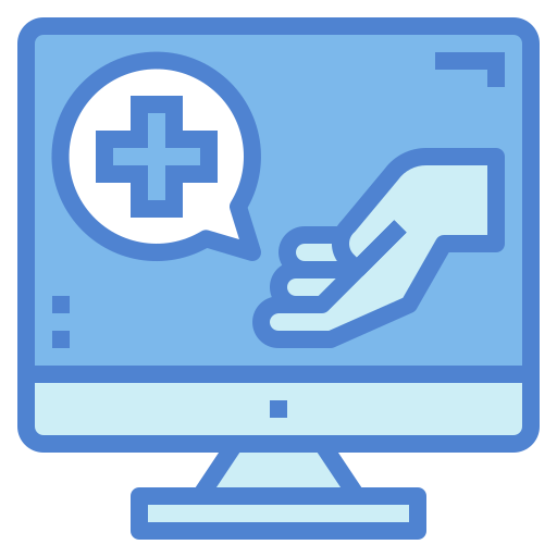 Medical assistance Generic Blue icon