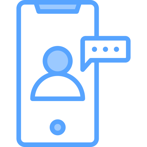 smartphone Generic Blue icon