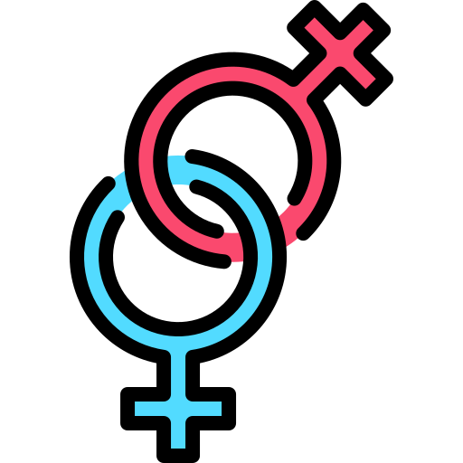 Lesbian Kosonicon Lineal color icon