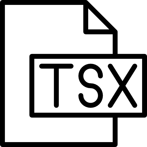 tsx Basic Miscellany Lineal icon