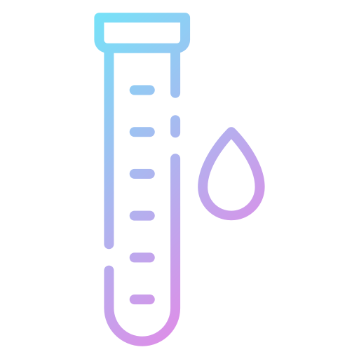 Test tube Good Ware Gradient icon