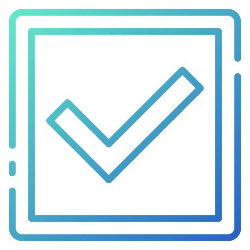 Check box Good Ware Gradient icon