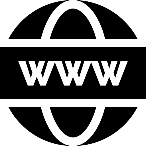 world wide web Basic Straight Filled icona