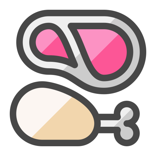 肉 Generic Outline Color icon