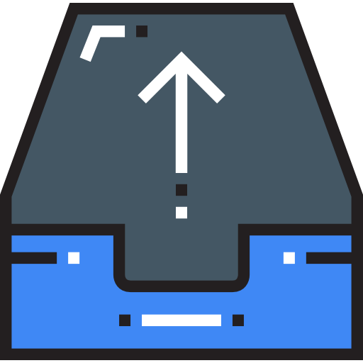 받은 편지함 Detailed Straight Lineal color icon