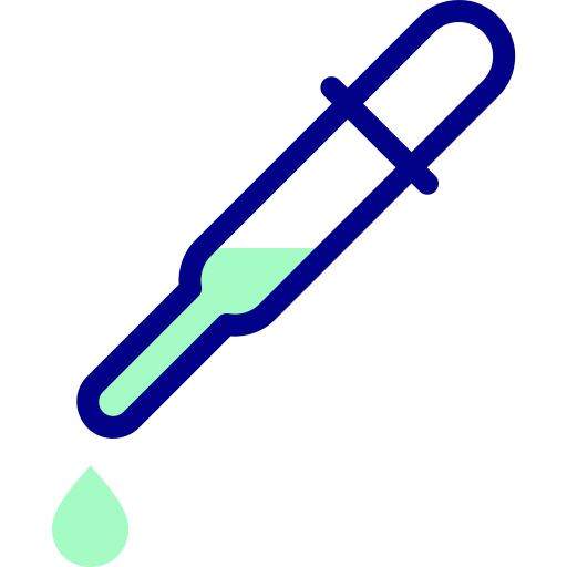 pipette Detailed Mixed Lineal color icon