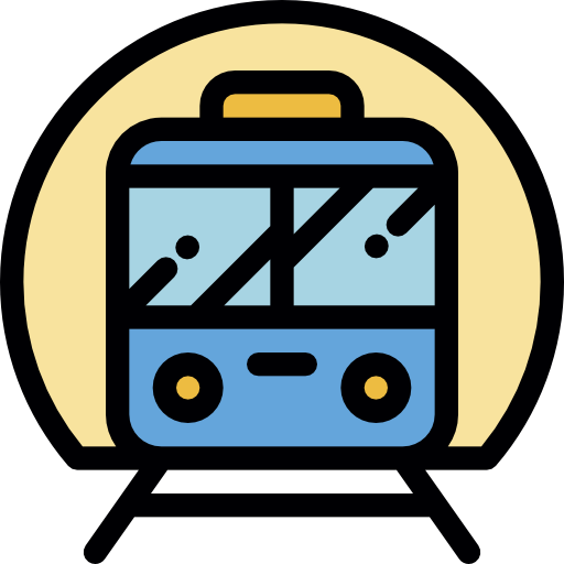 u-bahn Detailed Rounded Lineal color icon