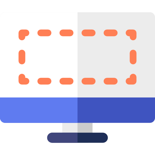 Monitor Basic Rounded Flat icon