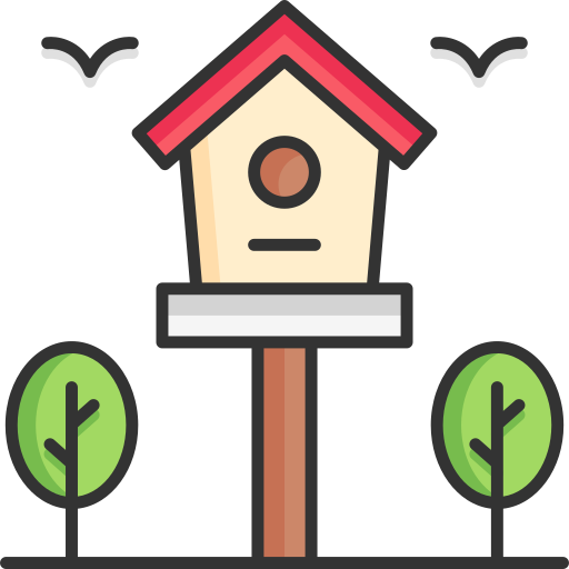 Bird house SBTS2018 Lineal Color icon