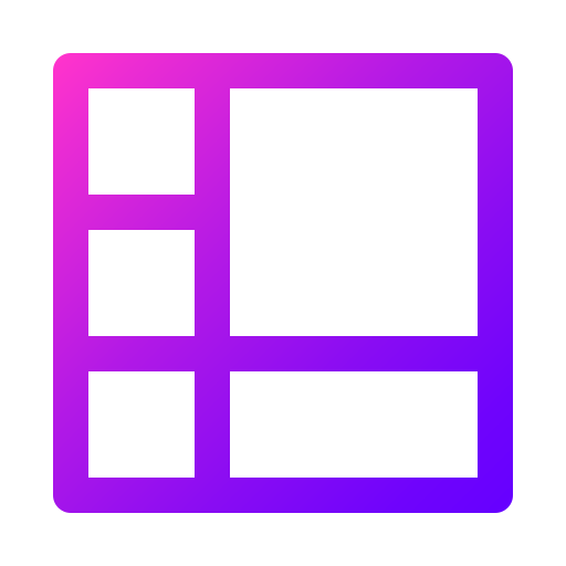 layout Generic Gradient icon