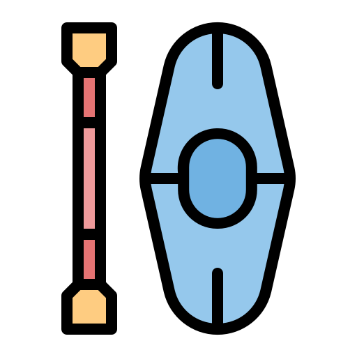 Каяк Generic Outline Color иконка