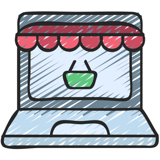 Ecommerce Juicy Fish Sketchy icon