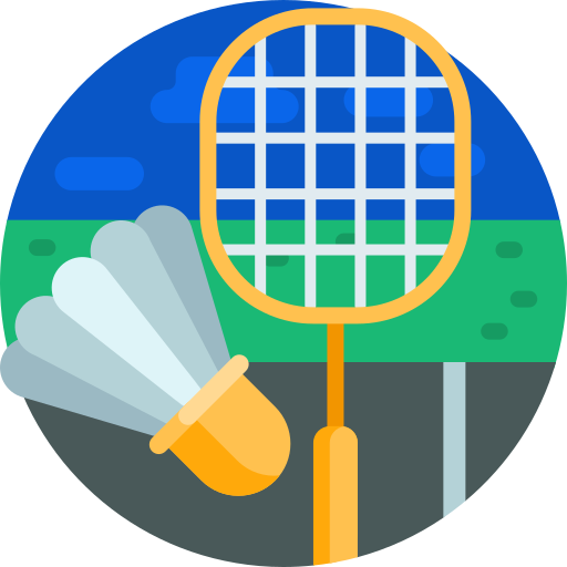 badminton Detailed Flat Circular Flat icon